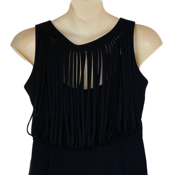 Target Limited Edition Sexy Back Strip Accent Sheath LBD Knee Length Dress Sz 14 - Picture 13 of 13